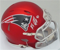 ROB GRONKOWSKI SIGNED PATRIOTS BLAZE MINI HELMET