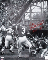 JAN STENERUD SIGNED 16X20 KC CHIEFS PHOTO #5 - JSA