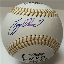 TONY OLIVA SIGNED OFFICIAL MLB GOLD GLOVE LOGO BASEBALL - TWINS - JSA