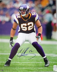 CHAD GREENWAY SIGNED 16X20 VIKINGS PHOTO #1 - JSA