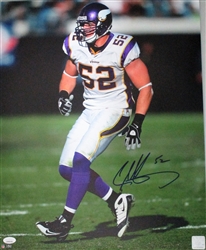 CHAD GREENWAY SIGNED 16X20 VIKINGS PHOTO #2 - JSA