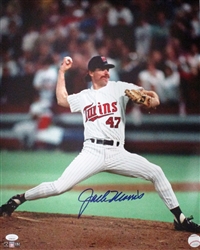 JACK MORRIS SIGNED 16X20 TWINS PHOTO #1 - JSA