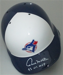 PAUL MOLITOR SIGNED BLUE JAYS "RETRO" FULL SIZE HELMET W/ 93 WS MVP - JSA