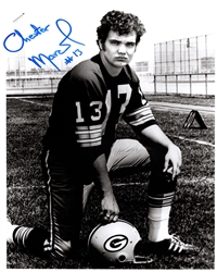 CHESTER MARCOL SIGNED 8X10 PACKERS PHOTO #6