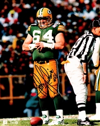 JOHN JURKOVIC SIGNED 8X10 PACKERS PHOTO #1