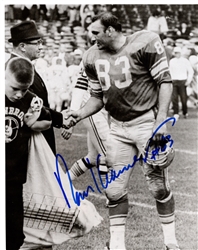 RON KRAMER (d) SIGNED 8X10 LIONS PHOTO #1