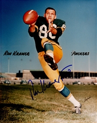 RON KRAMER (d) SIGNED 8X10 PACKERS PHOTO #2