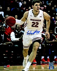 ETHAN HAPP SIGNED 16X20 WI BADGERS PHOTO #2