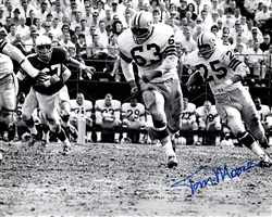 TOM MOORE SIGNED 8X10 PACKERS PHOTO #1