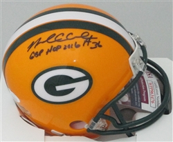 NICK COLLINS SIGNED PACKERS MINI HELMET W/ GBP HOF 2016 - JSA