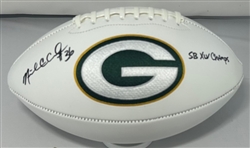 NICK COLLINS SIGNED WILSON PACKERS LOGO REPLICA FOOTBALL W/ XLV CHAMPS - JSA