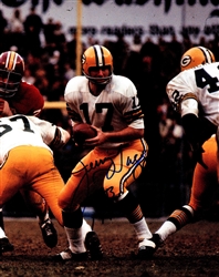 JERRY TAGGE SIGNED 8X10 PACKERS PHOTO #2