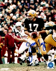JERRY TAGGE SIGNED 8X10 PACKERS PHOTO #3