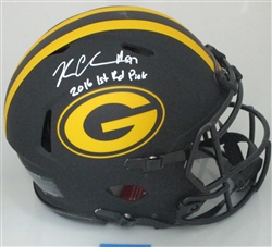 KENNY CLARK SIGNED FULL SIZE PACKERS AUTHENTIC ECLIPSE HELMET W/ 1st RND PICK - JSA