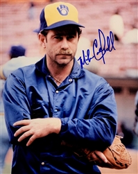 MIKE CALDWELL SIGNED 8X10 BREWERS PHOTO #8