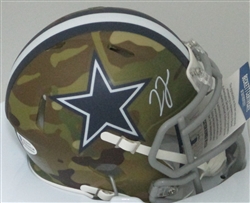 TREVON DIGGS SIGNED COWBOYS SPEED CAMO MINI HELMET - BCA