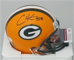 CHRISTIAN KIRKSEY SIGNED PACKERS MINI HELMET - JSA