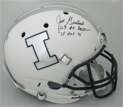 JIM GRABOWSKI SIGNED FULL SIZE ILLINOIS FIGHTING ILLINI REPLICA HELMET #1 W/ SCRIPTS - JSA