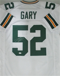 RASHAN GARY SIGNED PACKERS CUSTOM REPLICA WHITE JERSEY - JSA