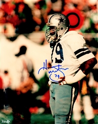 HARVEY MARTIN SIGNED 8X10 COWBOYS PHOTO #1