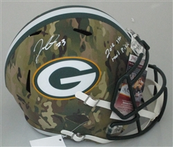 JAIRE ALEXANDER SIGNED FULL SIZE REPLICA CAMO SPEED HELMET W/ SCRIPT - JSA