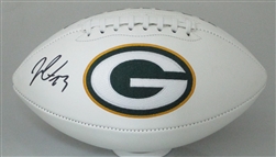 JAIRE ALEXANDER SIGNED WILSON REPLICA PACKERS LOGO FOOTBALL - JSA