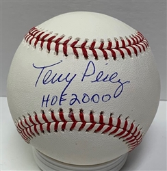 TONY PEREZ SIGNED OFFICIAL MLB BASEBALL W/ HOF - REDS - JSA