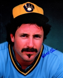 BOB McCLURE SIGNED 8X10 BREWERS PHOTO #7