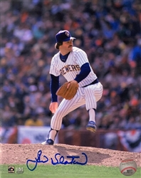 JIM SLATON SIGNED 8X10 BREWERS PHOTO #2