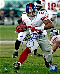 TIKI BARBER SIGNED 8X10 NY GIANTS PHOTO #2