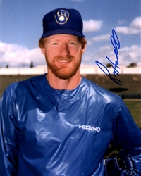 ROY HOWELL SIGNED 8X10 BREWERS PHOTO #6
