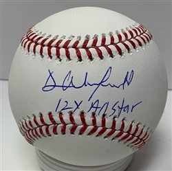 DAVE WINFIELD SIGNED OFFICIAL MLB BASEBALL W/ 12 X ALL STAR - JSA