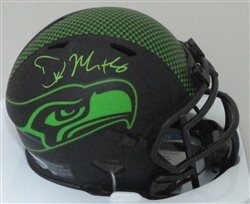 DK METCALF SIGNED SEAHAWKS ECLIPSE SPEED MINI HELMET - BCA