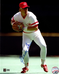 BUDDY BELL SIGNED 8X10 REDS PHOTO #2