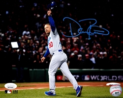 DAVE ROBERTS SIGNED 8X10 LA DODGERS PHOTO #1 - JSA