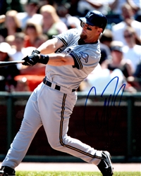 GEOFF JENKINS SIGNED 8X10 BREWERS PHOTO #1