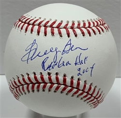 BUDDY BELL SIGNED OFFICIAL MLB BASEBALL W/ RANGERS HOF - JSA