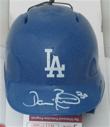 DAVE ROBERTS SIGNED RAWLINGS DODGERS MINI HELMET - JSA