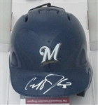 GEOFF JENKINS SIGNED RAWLINGS BREWERS MINI HELMET - JSA