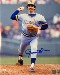 ROLLIE FINGERS SIGNED 16X20 BREWERS PHOTO #9 - JSA