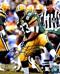 GILBERT BROWN SIGNED 8X10 PACKERS PHOTO #1