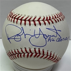 ROBIN YOUNT SIGNED OFFICIAL MLB BASEBALL W/ ALL CENTURY TEAM - BREWERS