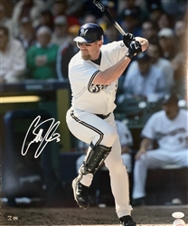 GEOFF JENKINS SIGNED 16X20 BREWERS PHOTO #4 - JSA