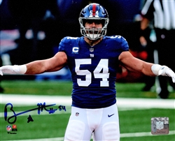 BLAKE MARTINEZ SIGNED NY GIANTS 8X10 PHOTO #3