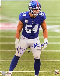 BLAKE MARTINEZ SIGNED NY GIANTS 16X20 PHOTO #1 - JSA