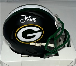 JORDAN LOVE SIGNED PACKERS LUNAR SPEED MINI HELMET - BCA