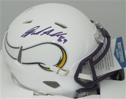 JARED ALLEN SIGNED RIDDELL VIKINGS FLAT WHITE MINI HELMET - BCA