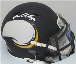 JARED ALLEN SIGNED RIDDELL VIKINGS AMP MINI HELMET - BCA