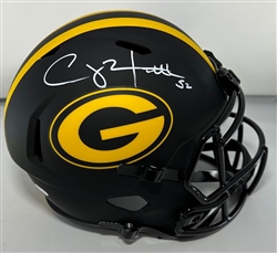 CLAY MATTHEWS SIGNED FULL SIZE PACKERS ECLIPSE REPLICA HELMET - JSA