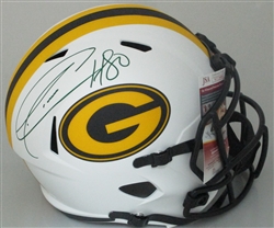 DONALD DRIVER SIGNED FULL SIZE PACKERS LUNAR SPEED REPLICA HELMET - JSA